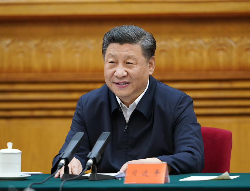 7月21日，中共中央總書記、國(guó)家主席、中央軍委主席習(xí)近平在京主持召開(kāi)企業(yè)家座談會(huì)并發(fā)表重要講話。新華社記者 岳月偉 攝